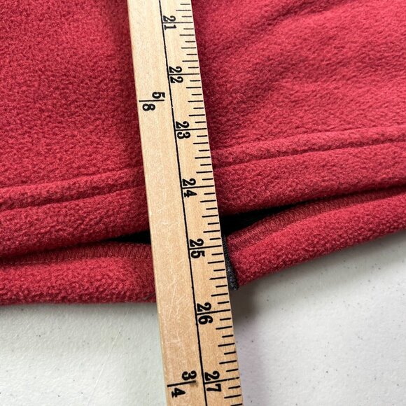 Vintage L.L. Bean Fleece Vest Womens XL Full Zip Red Polartec Gorpcore - Picture 8 of 8